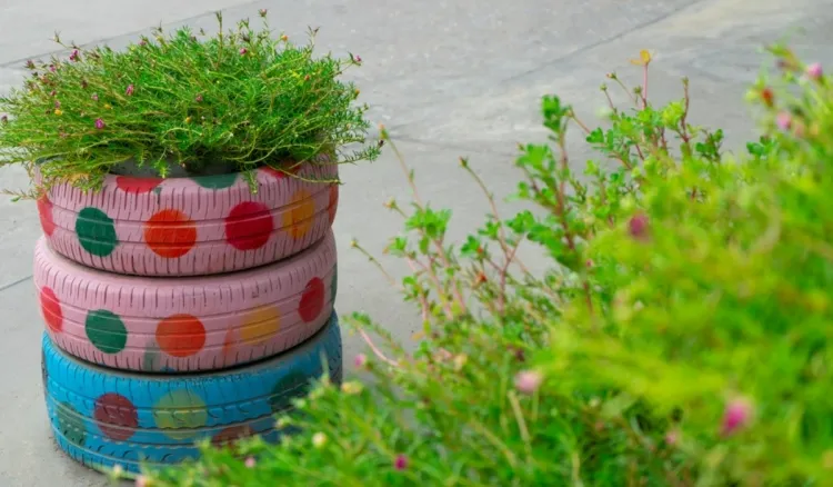 décorer son jardin avec des galets idées originales donner vie couleur espace extérieur