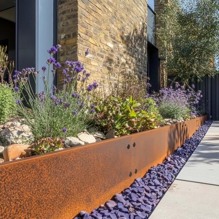 fabriquer des bordures de jardin pas cher