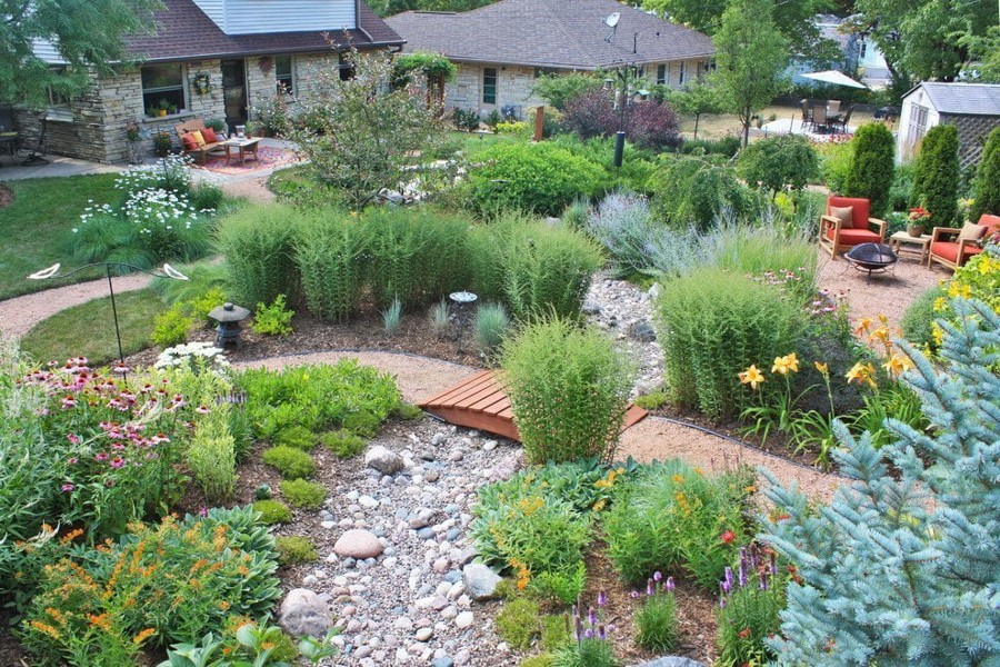 idées déco jardin avec gravier