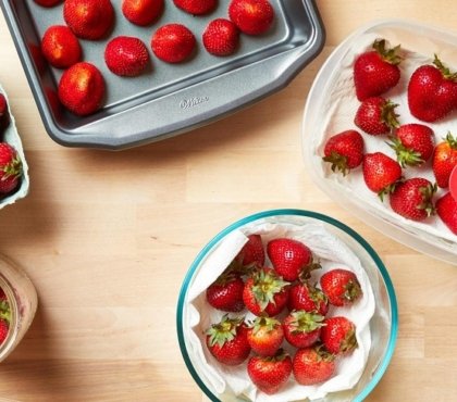 conserver des fraises