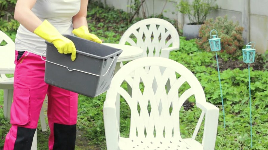 nettoyer plastique jauni javel