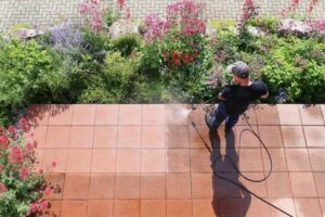 nettoyer revêtement de sol extérieur