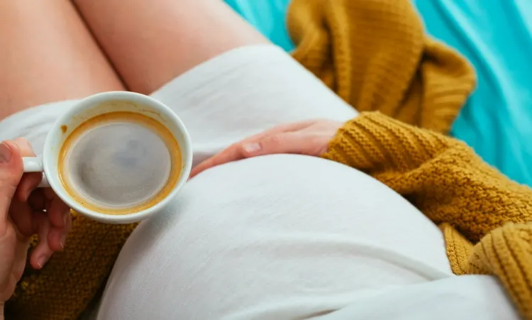 Herbal tea to avoid during pregnancy Infants may experience side effects from caffeine levels