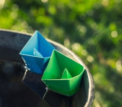 tuto origami facile à réaliser trois idées de printemps