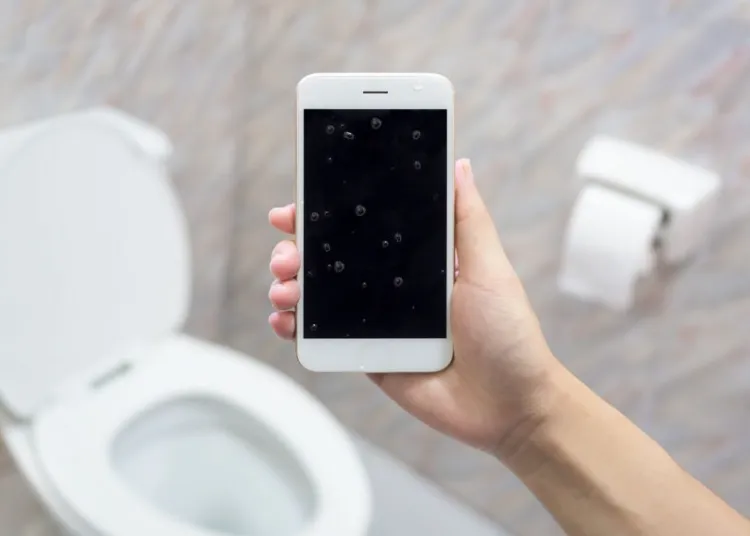 use your phone before bed, go to the toilet with your mobile phone