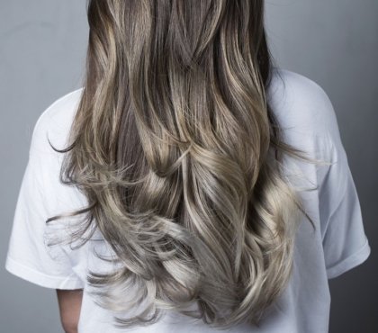 mushroom brown balayage