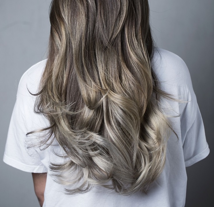 mushroom brown balayage