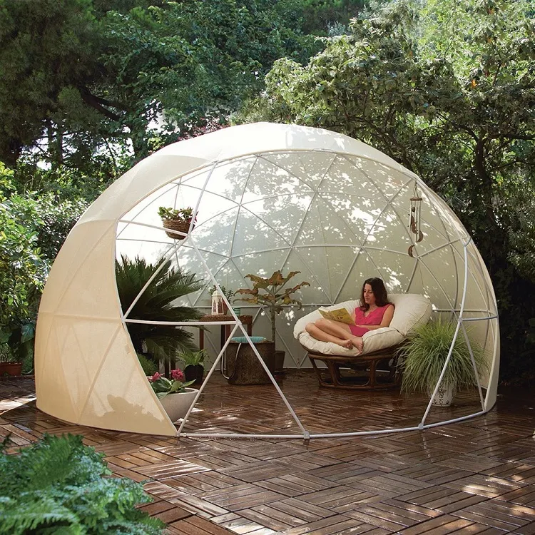 abri bulle exterieur jardin d'hiver igloo transparent gonflable amazon