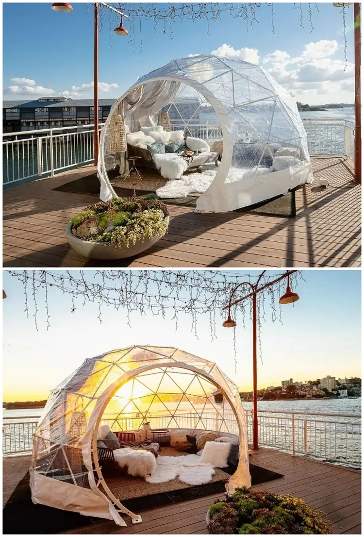 abri dome bulle jardin pour dormir amazon pas cher transparente