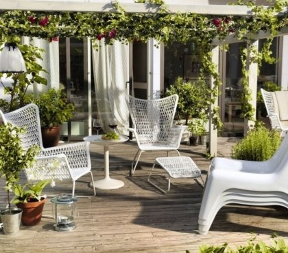 amenagement terrasse exterieur et balcon mobilier exterieur ikea nouvelle collection été 2022
