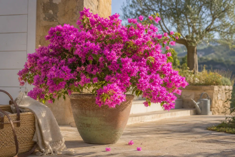 comment entretien bougainvillier en pot