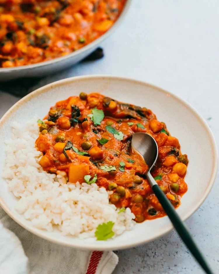 curry vegan recette