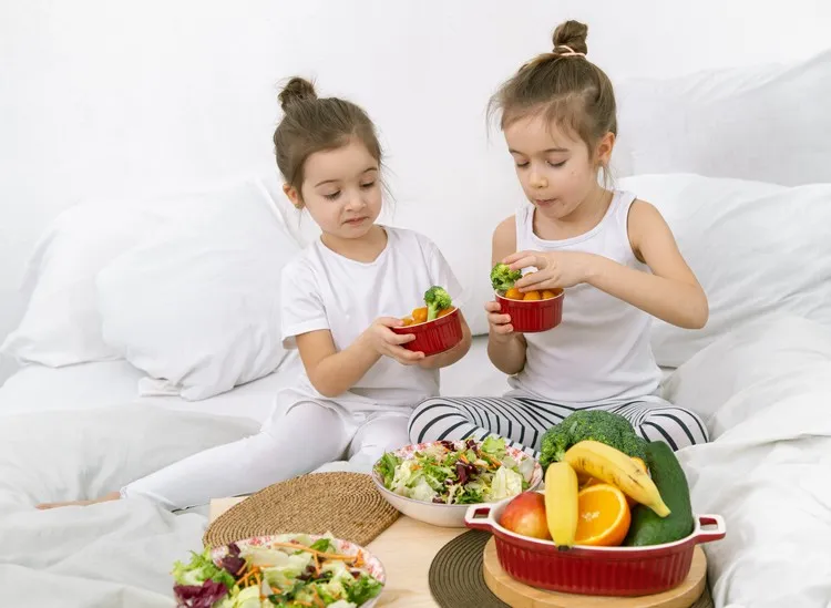 effets nutritionnels du régime végétarien sur les enfants atteints d'insuffisance cervicale étude scientifique