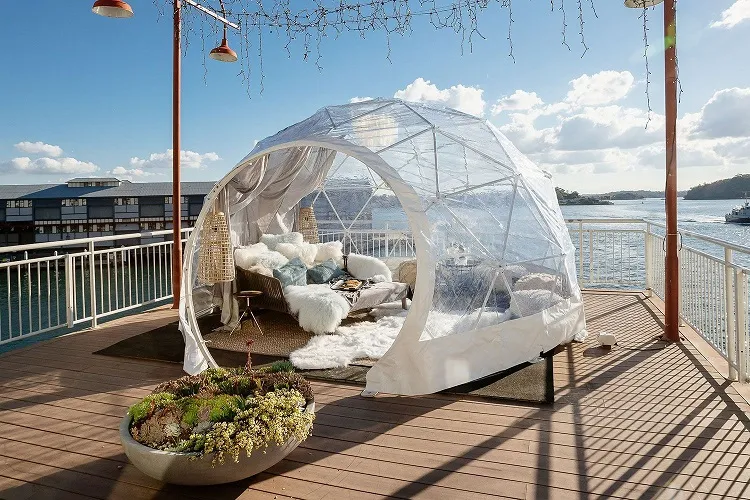 maison bulle jardin igloo et spa garden gonflable amazon pas cher 