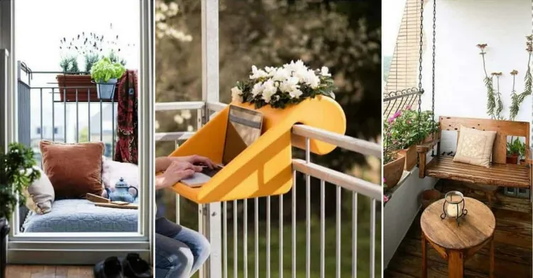 meubles de balcon design trouvailles marché puces transmettre conception personnelle