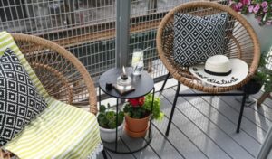 meubles de balcon raisons passer plus temps extérieur