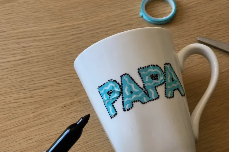 mug personnalisé à faire soi même pour la fête des pères 2022