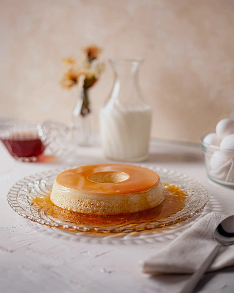 recipe for flan with eggs