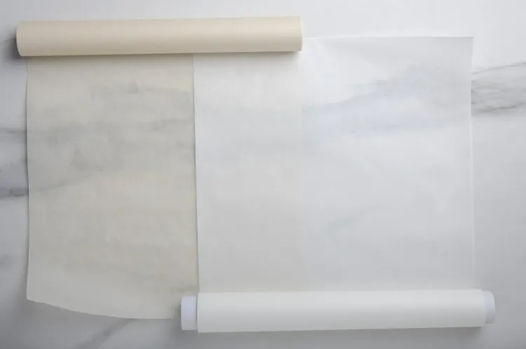 replace parchment paper wax paper contains wax water resistant non-stick coating