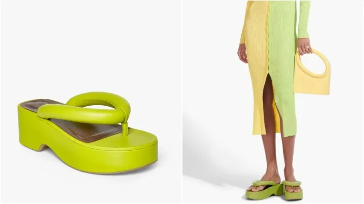 sandales bouffantes femme tendance printemps-été 2022