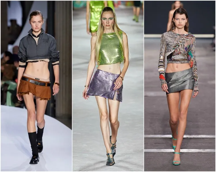 fashion trend women spring 2022 top fashion mini skirt 5 pieces Miu Miu