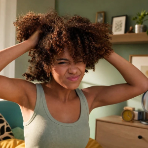 Ne pas laver ses cheveux pendant une semaine
