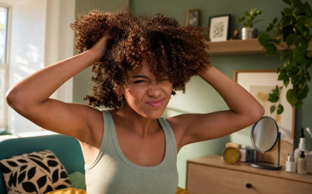 Ne pas laver ses cheveux pendant une semaine
