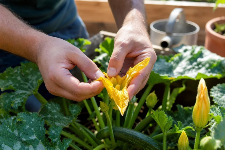 améliorer la pollinisation des courgettes 2022
