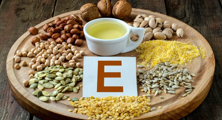 symptoms of vitamin E deficiency are caused by food sources