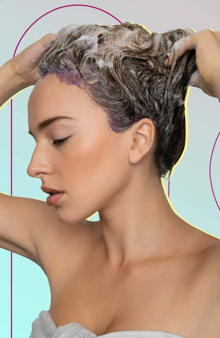 cheveux gris cendré entretien particulier chevelure blanche implique shampoing spécifique déjaunissant