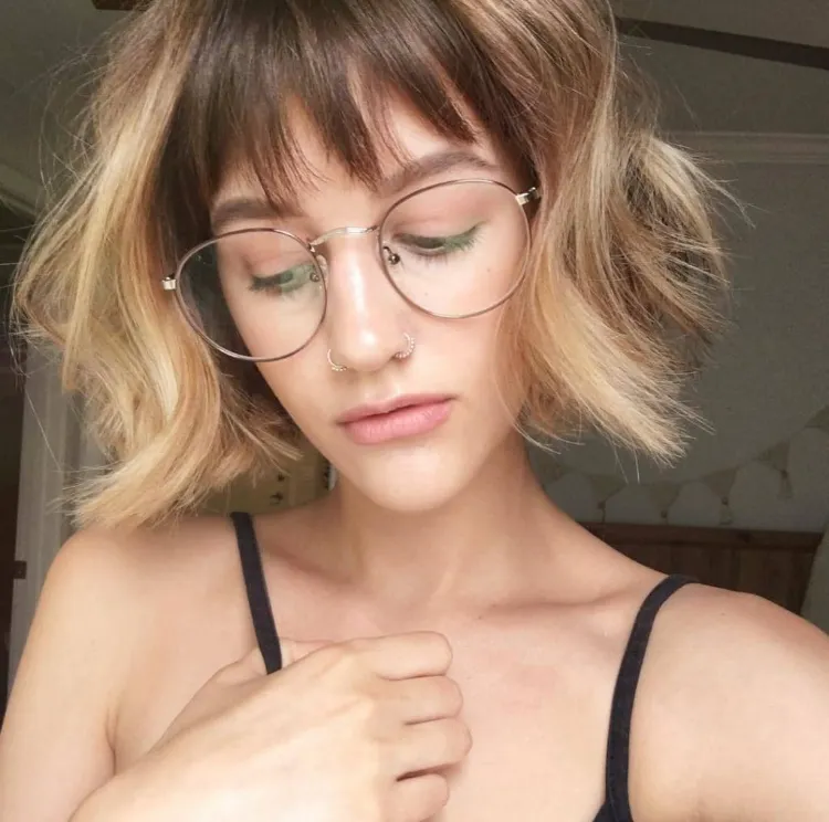 Bangs hairstyle trend summer 2022 short square long wavy tapered bangs