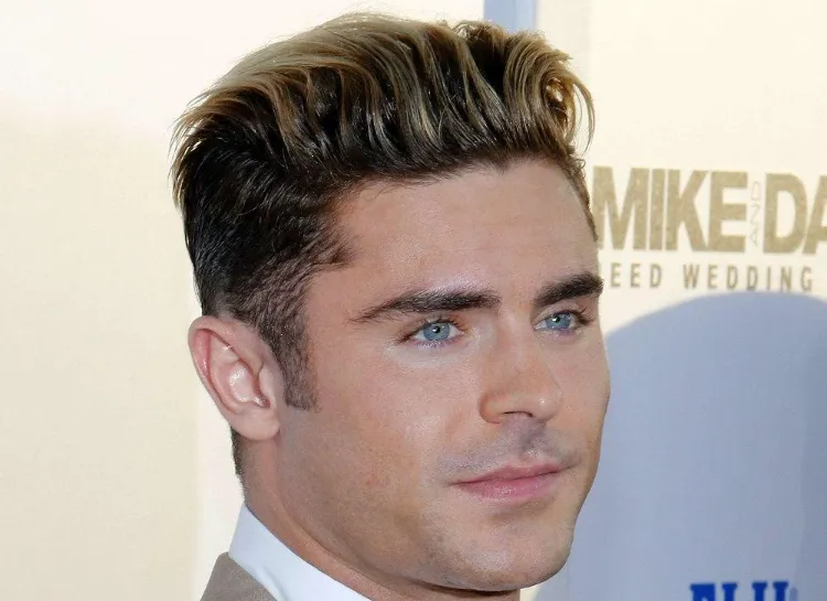 Men's hairstyle for round face 2022