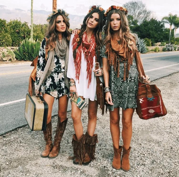 how to adopt bohemian chic style fashion outfit ideas