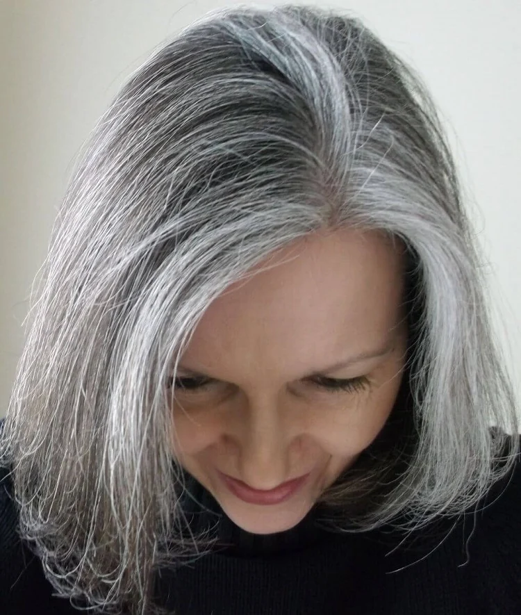 How to have beautiful natural gray hair