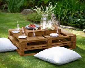 comment construire meuble de jardin en palette facile salon jardin palettes bois été 2022