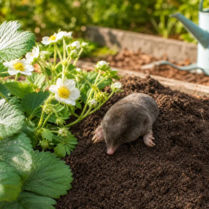 comment eloigner les taupes du potager brouiller ouïe installer bornes à ultrason