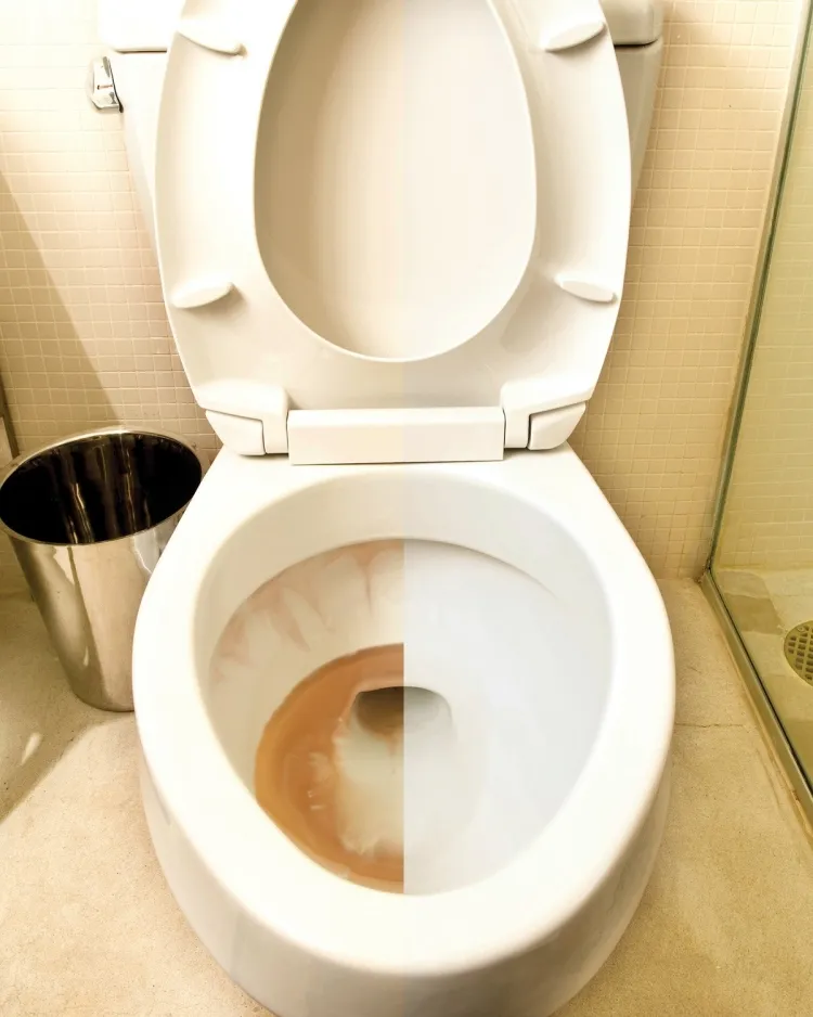 comment enlever des taches de rouilles des toilettes