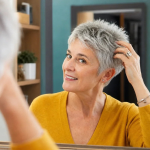 coupe cheveux gris chevelure grisonnante considérée condamnation opportunité saisir