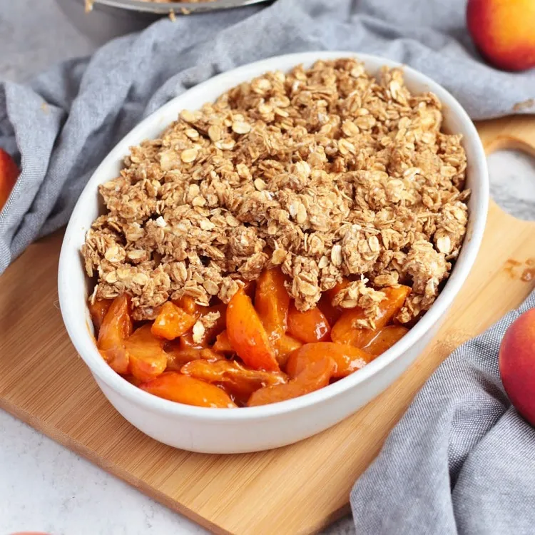 A light summer dessert apricot crumble tart without almonds apricot easy