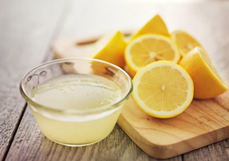 jus de citron comme adoucissant naturel