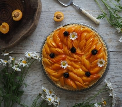 meilleure recette tarte feuilletée aux abricots frasis congelés secs dessert été 2022