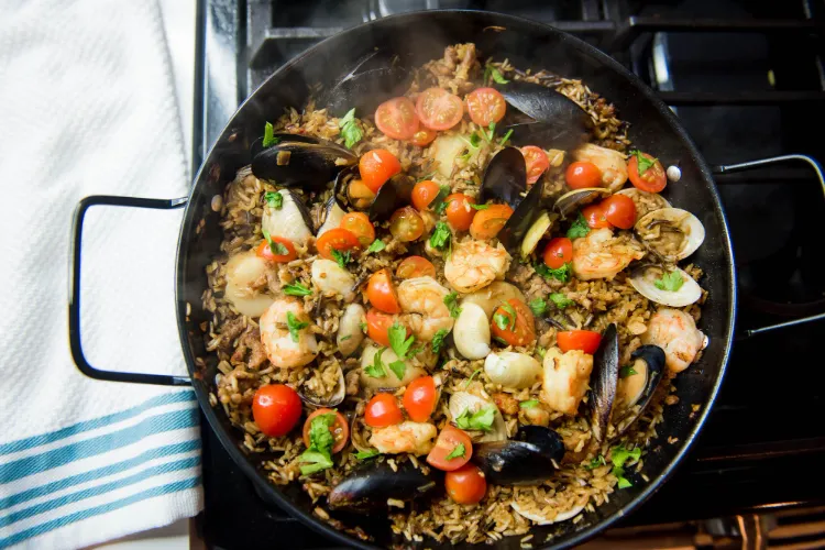 paella fruits de mer santé avantages nutrition oméga 3 bonnes graisses