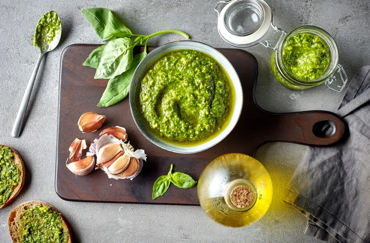 What can you make with basil Homemade basil pesto without pine nuts