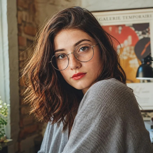quelle coiffure avec des lunettes