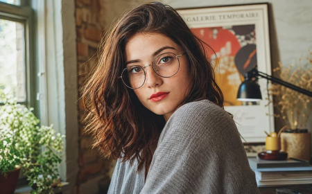 quelle coiffure avec des lunettes