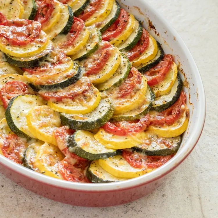colorful dish zucchini tian recipe summer 2022 recipes with vegetables
