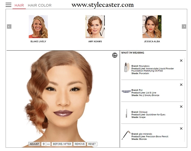 stylecaster free virtual makeover