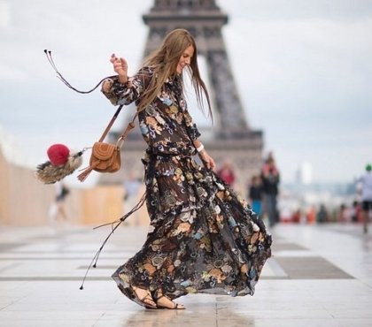 robe longue bohème chic tendance mode 2022 femme