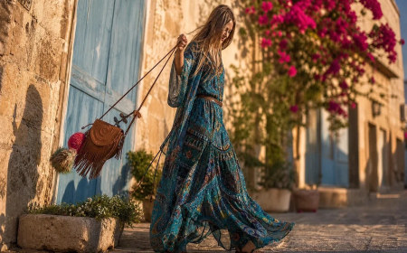 robe longue bohème chic tendance mode 2022 femme