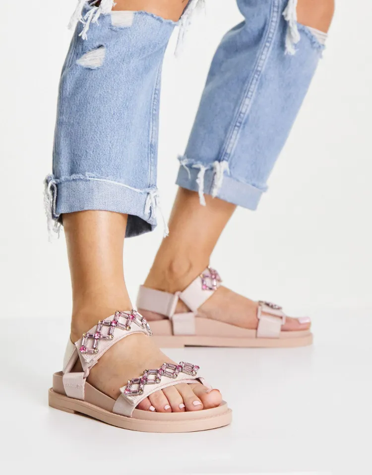 sandales compensées femme semelle xl monki pimpkie asos sandales tendances été 2022